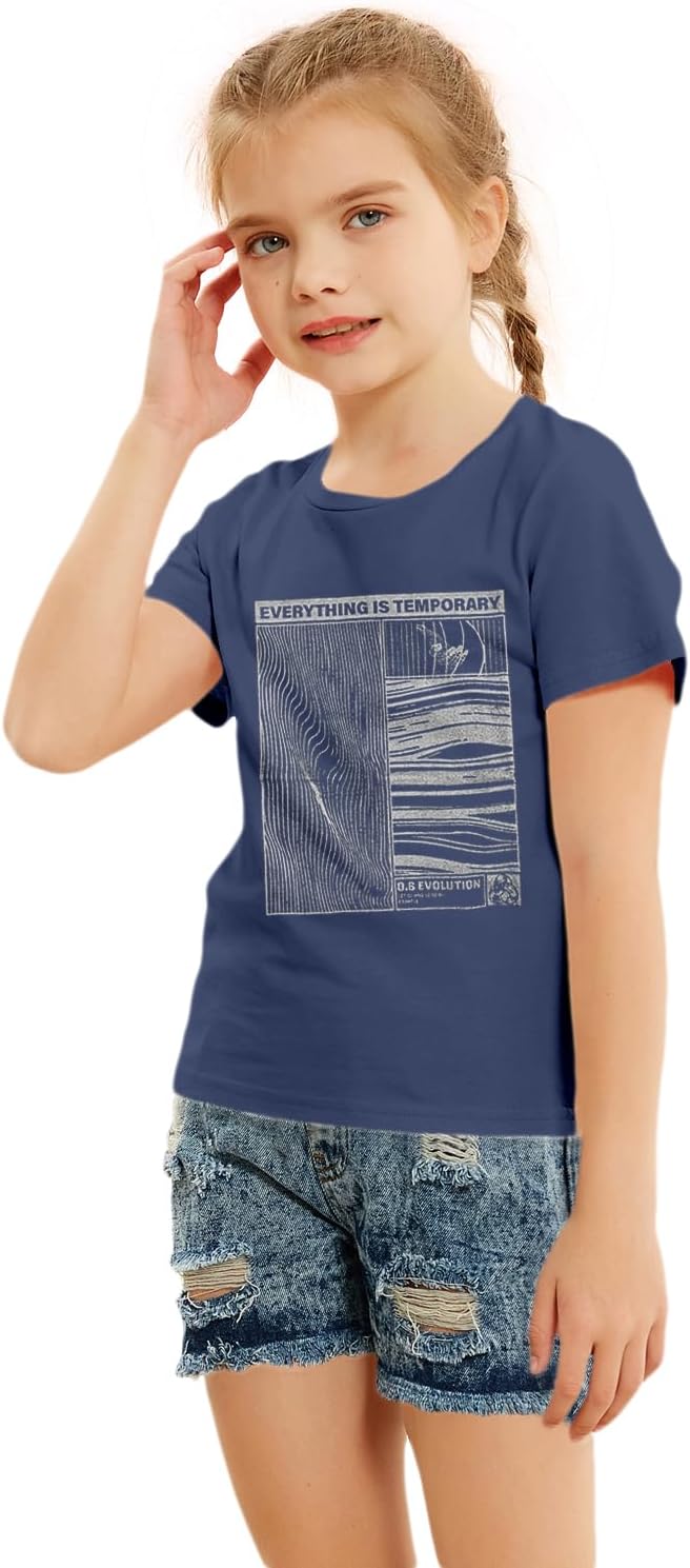 Lauren Smith Girls' Summer Tees Collection – Trendy and Comfortable Cotton-Lycra T-Shirts 2 Lauren Smith Girls' Summer Tees Collection – Trendy and Comfortable Cotton-Lycra T-Shirts - الصورة 2