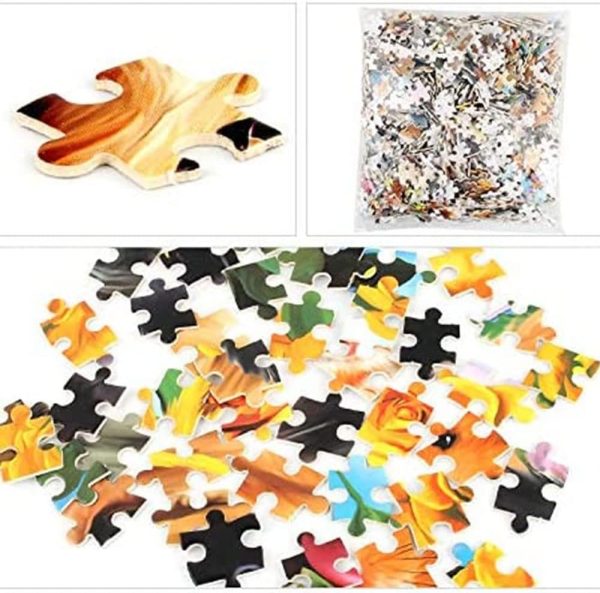 ⁦X spring Puzzles for Adults, 1000 Pieces Cozy Retreat Puzzles Kids DIY Toys for Creative Gift Home Decor, Difficult Challenge Jigsaw Puzzle for Kids and Adults⁩ - الصورة ⁦6⁩