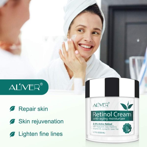 ⁦Retinol Cream for Face, Retinol, Advanced Moisture Retinol Cream, Reduce Wrinkles and Fine Lines⁩ - الصورة ⁦3⁩