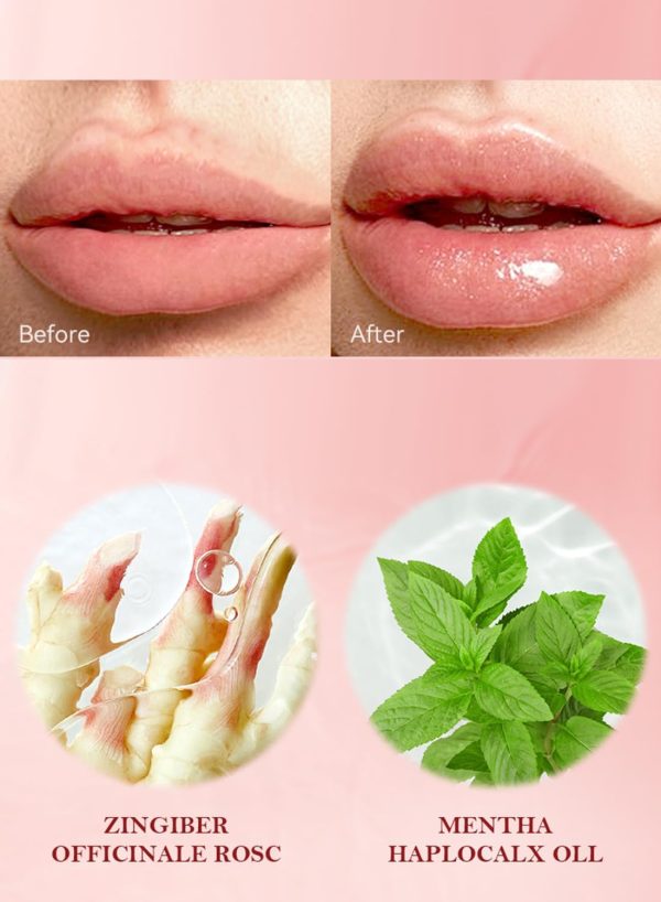 ⁦Mirror Lip Gloss, Moisturizing Long Lasting Liquid Lipstick with Essential Oil and Peppermint, Full Coverage Lip Glaze for Women-Red⁩ - الصورة ⁦2⁩
