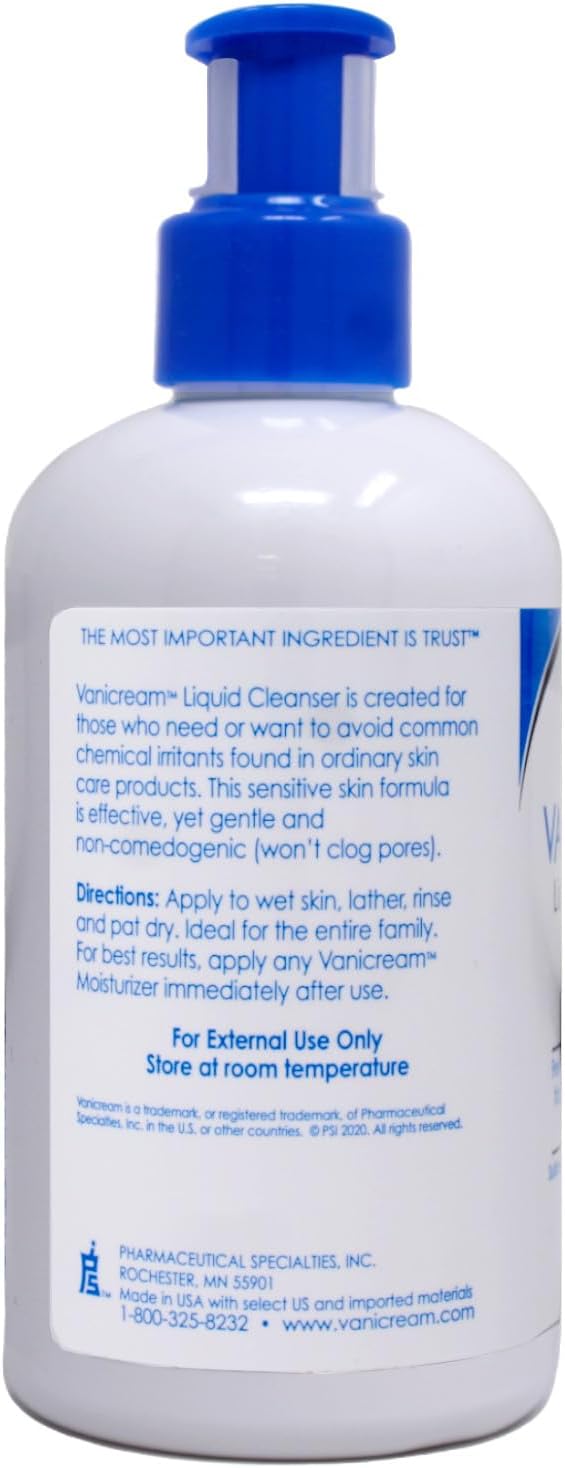 Vanicream Free & Clear Cleanser 8 Oz (237 ml) 2 Vanicream Free & Clear Cleanser 8 Oz (237 ml) - الصورة 2