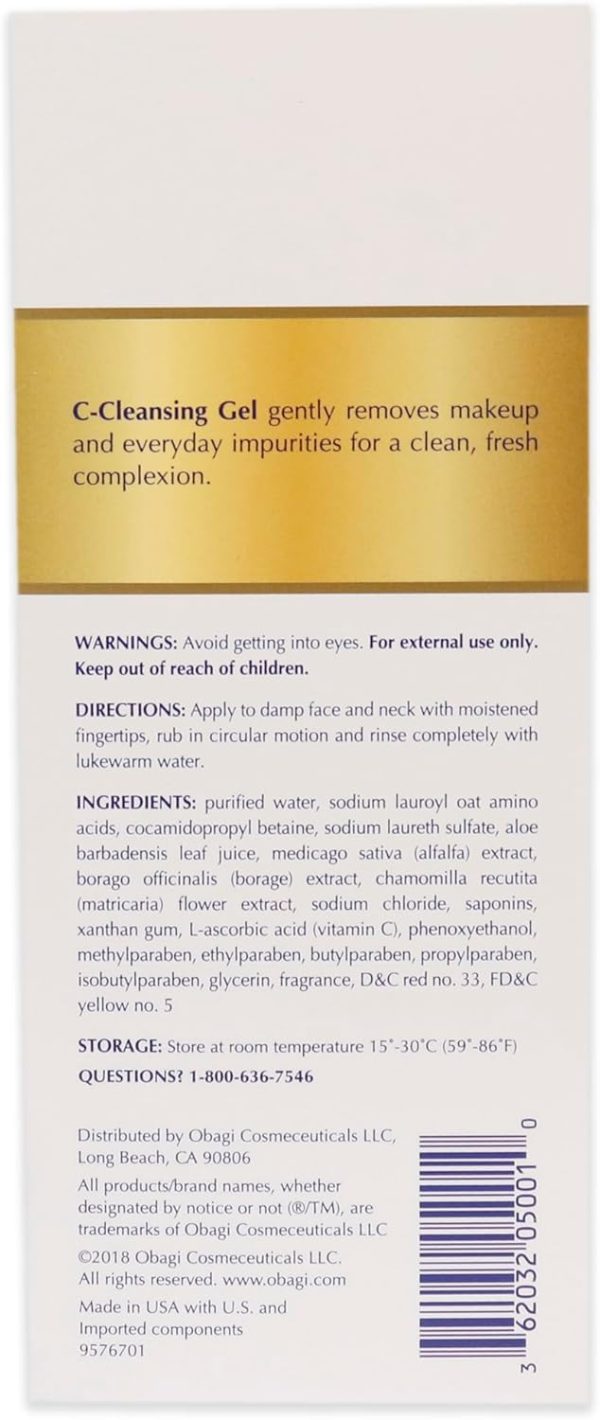 ⁦Obagi C Rx System C Cleansing Gel 177 ml⁩ - الصورة ⁦4⁩