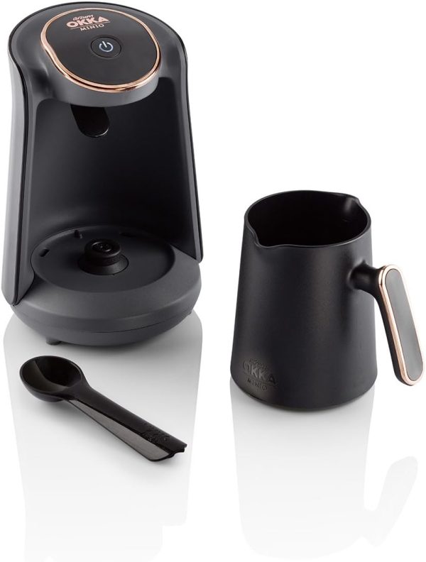 ⁦Arzum Okka Minio Turkish Coffee Machine, Black/Red, Ok004-N, min 2 yrs warranty⁩ - الصورة ⁦5⁩