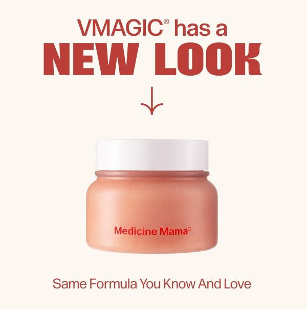 ⁦VMAGIC by Medicine Mama Grooming Polish – All-Natural Exfoliating Sugar Scrub – Preps Skin & Body for Grooming, Helps Prevent Ingrown Hairs – Brazilian Wax & Bikini Shave Aftercare – 4.5 oz⁩ - الصورة ⁦2⁩