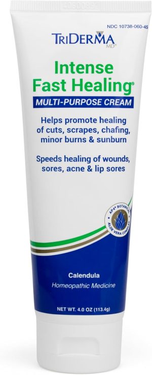 TriDerma Intense Fast Healing Multipurpose Cream 4.0 Ounce Tube