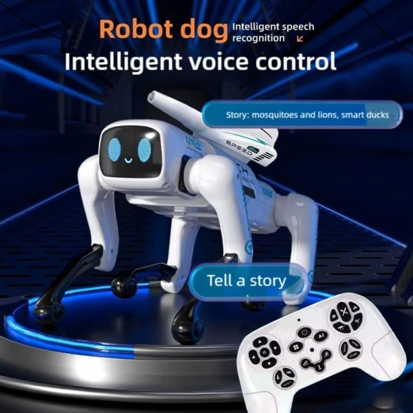 ⁦Interactive Robot Dog Toy, Remote Control Puppy with Voice Commands, Music, Dance, Water Bomb Launcher, Educational Gift for Kids 6-12 Size 32x2919cm | كلب روبوت للأطفال | كلب روبوت ذكي⁩ - الصورة ⁦9⁩