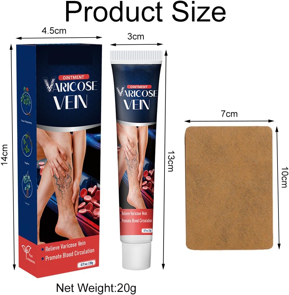 Varicose Veins Cream, Varicose Veins Ointment, Strengthening Capillary Health, Improving Blood Circulation 2 Varicose Veins Cream, Varicose Veins Ointment, Strengthening Capillary Health, Improving Blood Circulation - الصورة 2