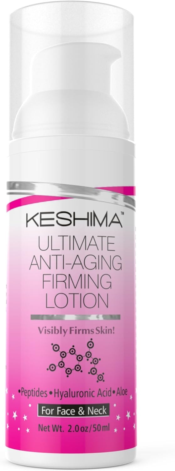 KESHIMA Face & Neck Firming Cream - Lotion Tightens Loose and Sagging Skin - Smooths Wrinkles and Fine Lines - 2 Oz. 2 KESHIMA Face & Neck Firming Cream - Lotion Tightens Loose and Sagging Skin - Smooths Wrinkles and Fine Lines - 2 Oz. - الصورة 2