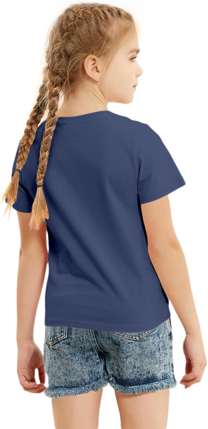 Lauren Smith Girls' Summer Tees Collection – Trendy and Comfortable Cotton-Lycra T-Shirts 4 Lauren Smith Girls' Summer Tees Collection – Trendy and Comfortable Cotton-Lycra T-Shirts - الصورة 4