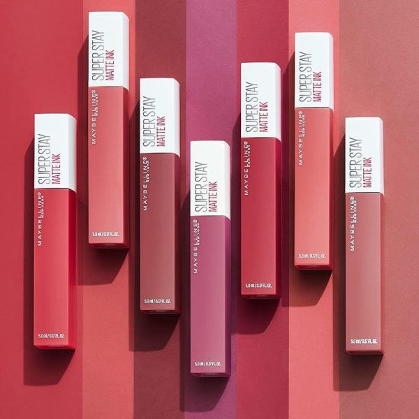 ⁦Maybelline New York Super Stay Matte Ink Lipstick, Pink - 150 Pathfinder⁩ - الصورة ⁦7⁩