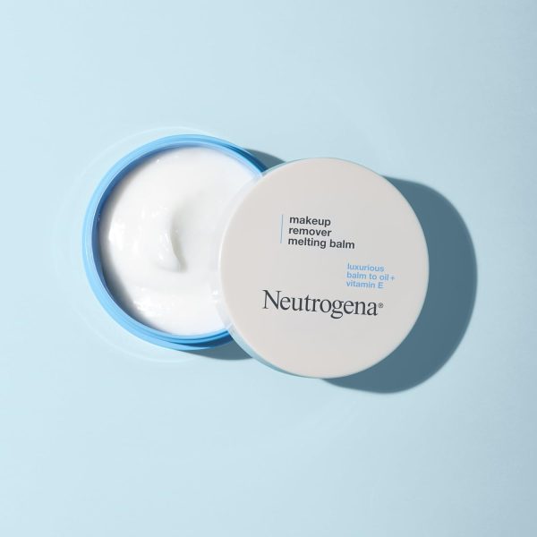 ⁦Neutrogena Makeup Remover Melting Balm to Oil with Vitamin E, Gentle and Nourishing Makeup Removing Balm for Eye, Lip, or Face Makeup, Travel-Friendly for On-the-Go, 2.0 oz⁩ - الصورة ⁦3⁩