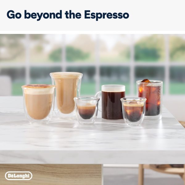 ⁦De'Longhi Cold Brew Coffee Machine LA SPECIALISTA OPERA Semi-Automatic Barista Espresso Machine with Built-in Grinder & Smart Tamping, Cold Extraction, 15 Bar Pressure, 15 Adjustable Settings EC9555.M⁩ - الصورة ⁦9⁩