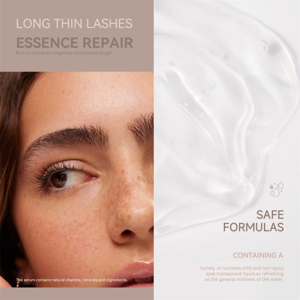 ⁦Eyelash Growth Serum | Lash Serum for Longer, Fuller, and Thicker Lashes | 3ML Eyelash Boosting Formula⁩ - الصورة ⁦4⁩