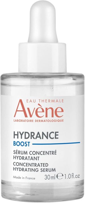 Avene EAU THERMALE Hydrance Boost Concentrated Hydrating Serum, 48 Hour Hydration, Hyaluronic Acid, 1.0 fl.oz.