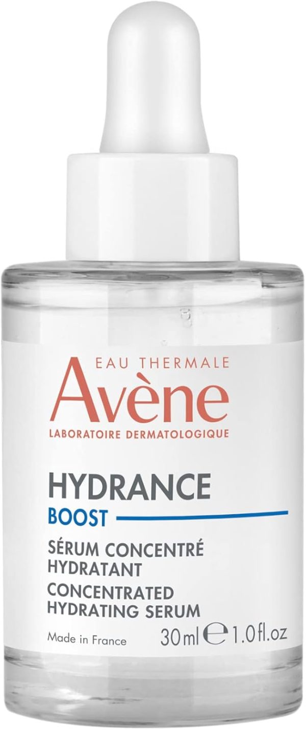 Avene EAU THERMALE Hydrance Boost Concentrated Hydrating Serum, 48 Hour Hydration, Hyaluronic Acid, 1.0 fl.oz.