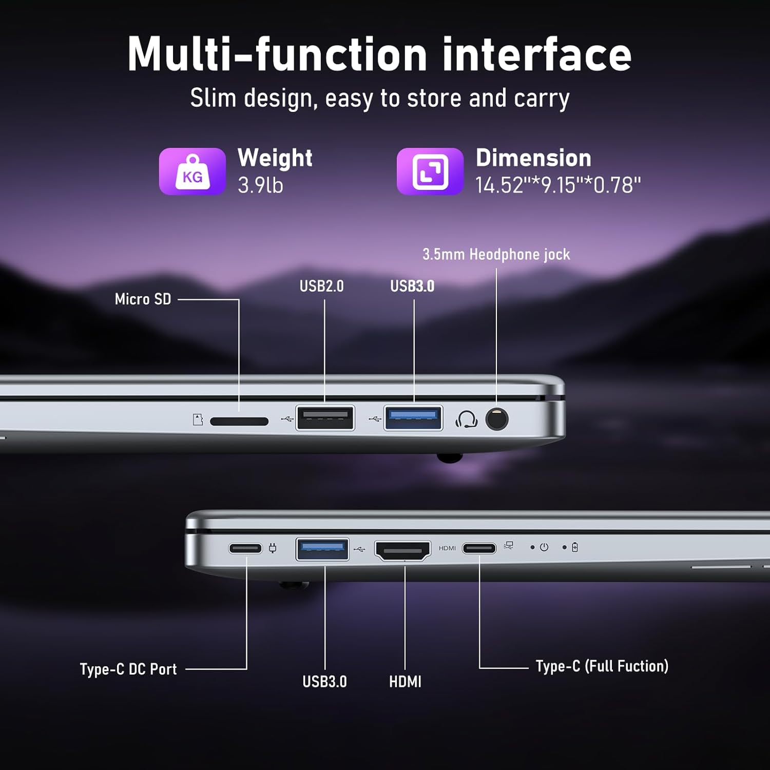 NIAKUN Gaming Laptop,16 Inch Laptop Computer,32GB RAM 1TB SSD,AMD Ryzen 7 5825U (up to 4.5Ghz),AMD Radeon Graphics,16”FHD 1920 * 1080 Display,WiFi 6,BT5.2,Backlit Keyboard 5 NIAKUN Gaming Laptop,16 Inch Laptop Computer,32GB RAM 1TB SSD,AMD Ryzen 7 5825U (up to 4.5Ghz),AMD Radeon Graphics,16”FHD 1920 * 1080 Display,WiFi 6,BT5.2,Backlit Keyboard - الصورة 5