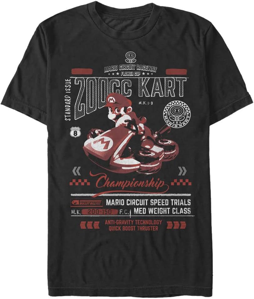 Nintendo mens Anti Gravity T-Shirt 1 Nintendo mens Anti Gravity T-Shirt