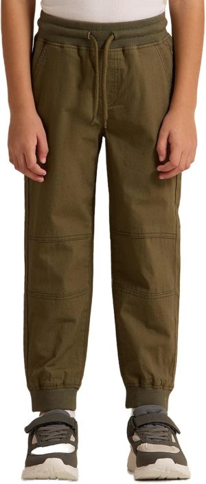 REDTAG Boys Olive Jogger Pants