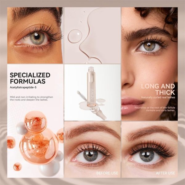 ⁦Eyelash Growth Serum | Lash Serum for Longer, Fuller, and Thicker Lashes | 3ML Eyelash Boosting Formula⁩ - الصورة ⁦2⁩