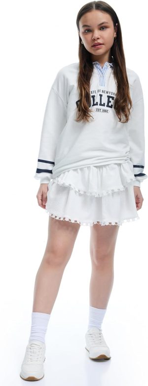 KOTON Girls 5SKG70001EK000 Mini Skirt