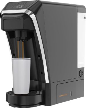 LePresso Multi-Capsule Tea & Coffee Machine, 20 Bar Italian Pump, Tea Leaves Brewer, Compatible with Multiple Coffee Capsules, 1400W Power, 1L Capacity, Patented Technology - Black