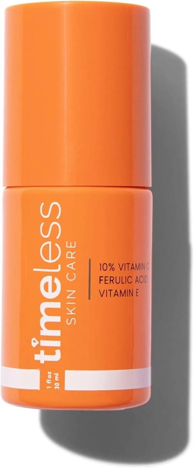 Timeless Skin Care Vitamin C Plus E 10 Percent Ferulic Acid Serum For Unisex 1 oz Serum