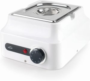 LACOR - 69617 - Chocolate Bain-Marie 18/10 Stainless Steel, for Melting Chocolate, Ideal Baking, ABS Plastic, Thermostat 0-60C, 3D Heating, GN 1/6, 22.5 x 26 x 14.5 cm, White
