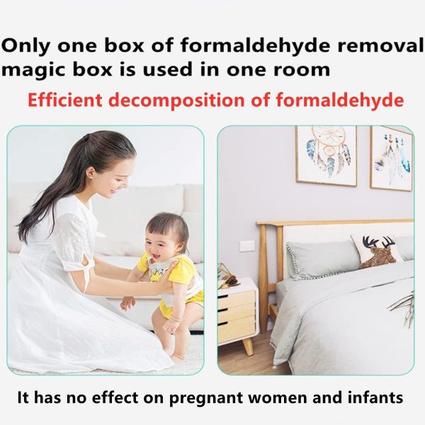 ⁦Formaldehyde removal magic box office bedroom wardrobe kitchen new house car room toilet Bathroom Air strong purification filtration benzene ammonia TVOC etc odor Purified clean air agent⁩ - الصورة ⁦4⁩