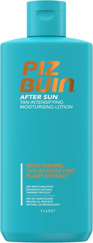 Piz Buin After Sun Tan Intensifying Moisturising Lotion | With Shea Butter and Vitamin E | 200 ml (Pack of 1)