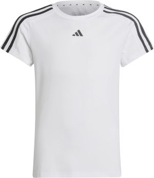 adidas female Junior Train Essentials Aeroready 3-stripes Slim-fit Training T-shirt