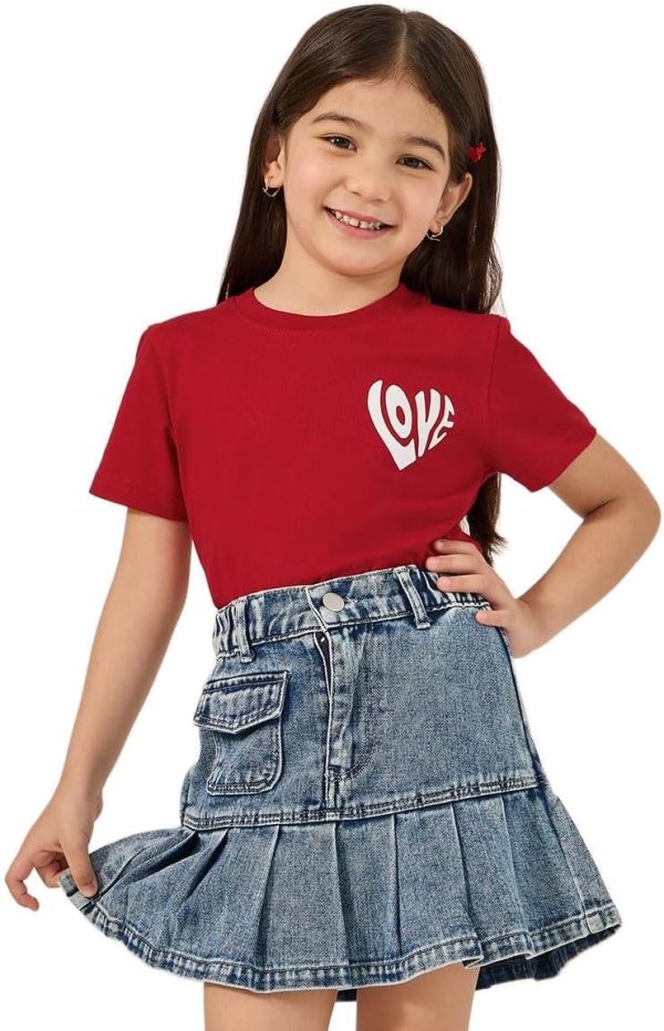 Styli Girls Graphic Print Short Sleeve T-Shirt