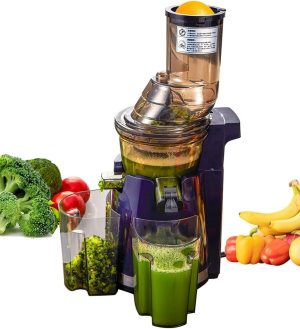 Slow Masticating Juicer, Slow Fruit/Vegetable Juicer, Cold Press with High Output AJM-400B