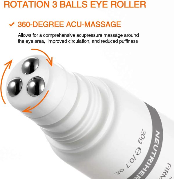 ⁦Neutriherbs Eye Cream Vitamin C Eye Gel for Dark Circles and Puffiness Repair Under Eye Cream with Hyaluronic Acid 20g e/0.7 oz.⁩ - الصورة ⁦4⁩