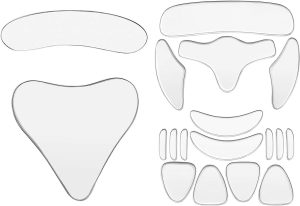 Tazweeq Face Wrinkle Patches, 18 Pieces Reusable Facial Chest Neck Silicone Pad Set, Fine Lines & Chin Wrinkles, Anti Wrinkle Facial Patches for Women