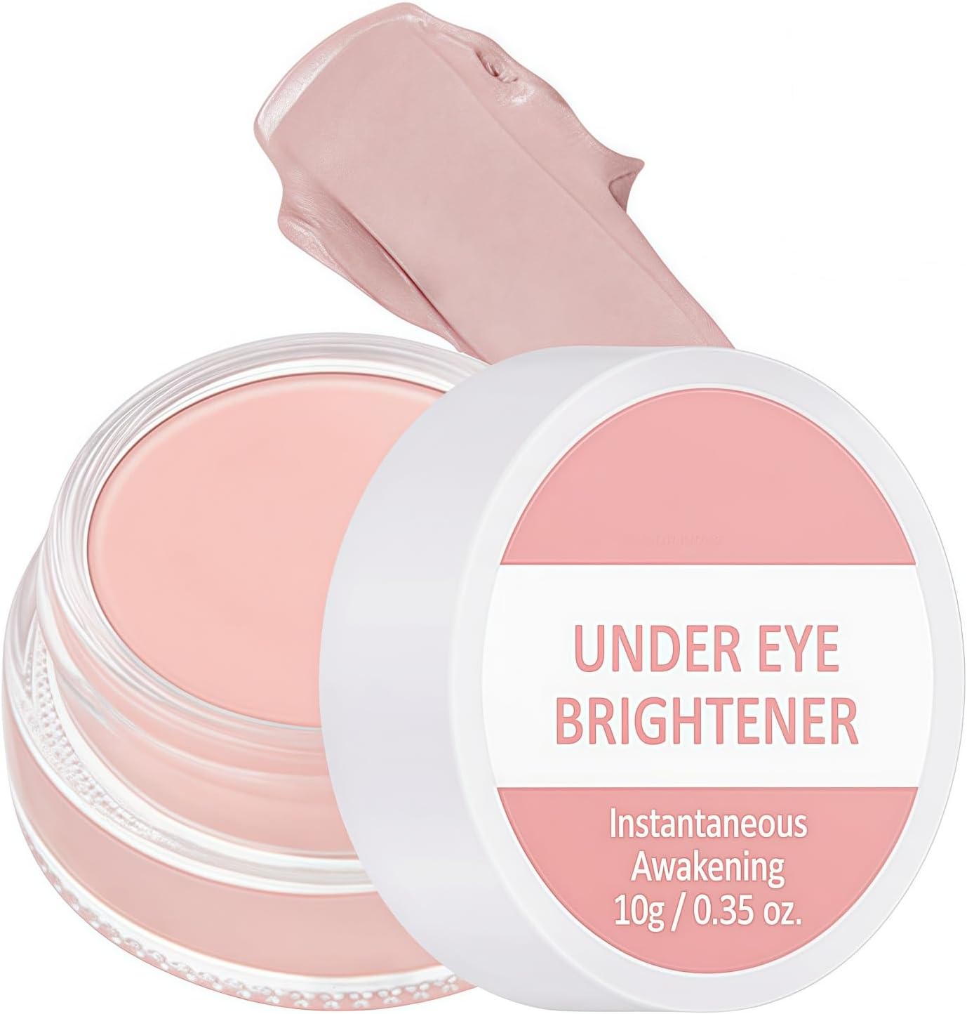 Under Eye Brightener, Color Corrector for Dark Circles, Eye Concealer Colour-Correcting Pink Cream, Blemish Concealer Korean Makeup for Dark Circles 1 Under Eye Brightener, Color Corrector for Dark Circles, Eye Concealer Colour-Correcting Pink Cream, Blemish Concealer Korean Makeup for Dark Circles
