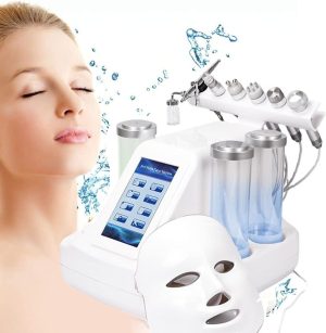 ACDBDYW 8 in 1Hydrogen Oxygen Facial Machine,Bubble Jet Hydrafacial Sprayer Lifting Moisturizing Facial Skin Care Wrinkle Remove Equipment,Whitening Shrink Pores Beauty Salon