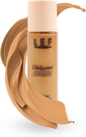 lef cosmetics Hollywood Glow Enhancing Filter for Bright and soft Skin | (5 TAN, 5 TAN)
