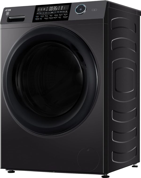 ⁦Arrow Front Load Washing Machine, 12kg | Dryer 8kg Capacity with Steam | 15 programs |140 Degree Door Open Angle | Display LED Screen |RO-12FWDHS⁩ - الصورة ⁦4⁩