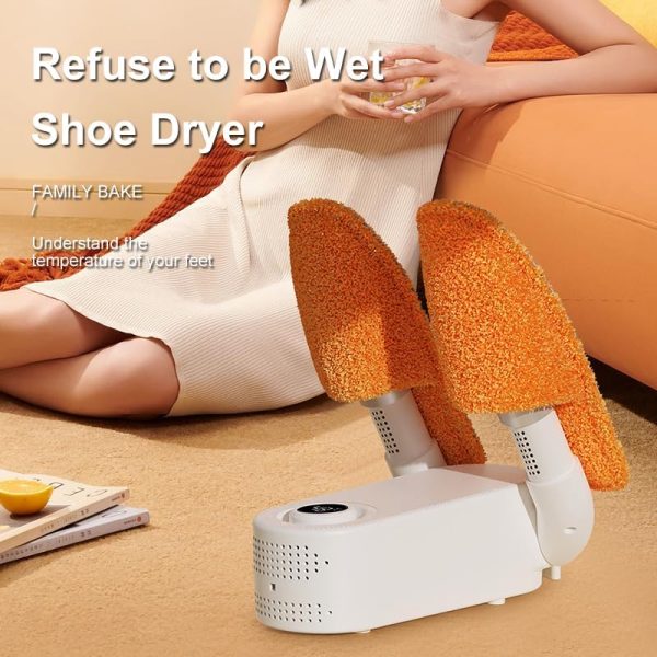 ⁦ALMEKAQUZ Shoe Dryer Boot Dryer, Shoe Dryer with Heat Blower, Glove Dryer & Boot Warmer, 90° Adjustable Dry Rack, Telescopic Bendable Dry Ports⁩ - الصورة ⁦9⁩