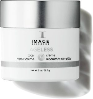 IMAGE Skincare, AGELESS Total Repair Crème, Facial Night Cream Moisturizer with Hyaluronic Acid and Shea Butter, 2 oz