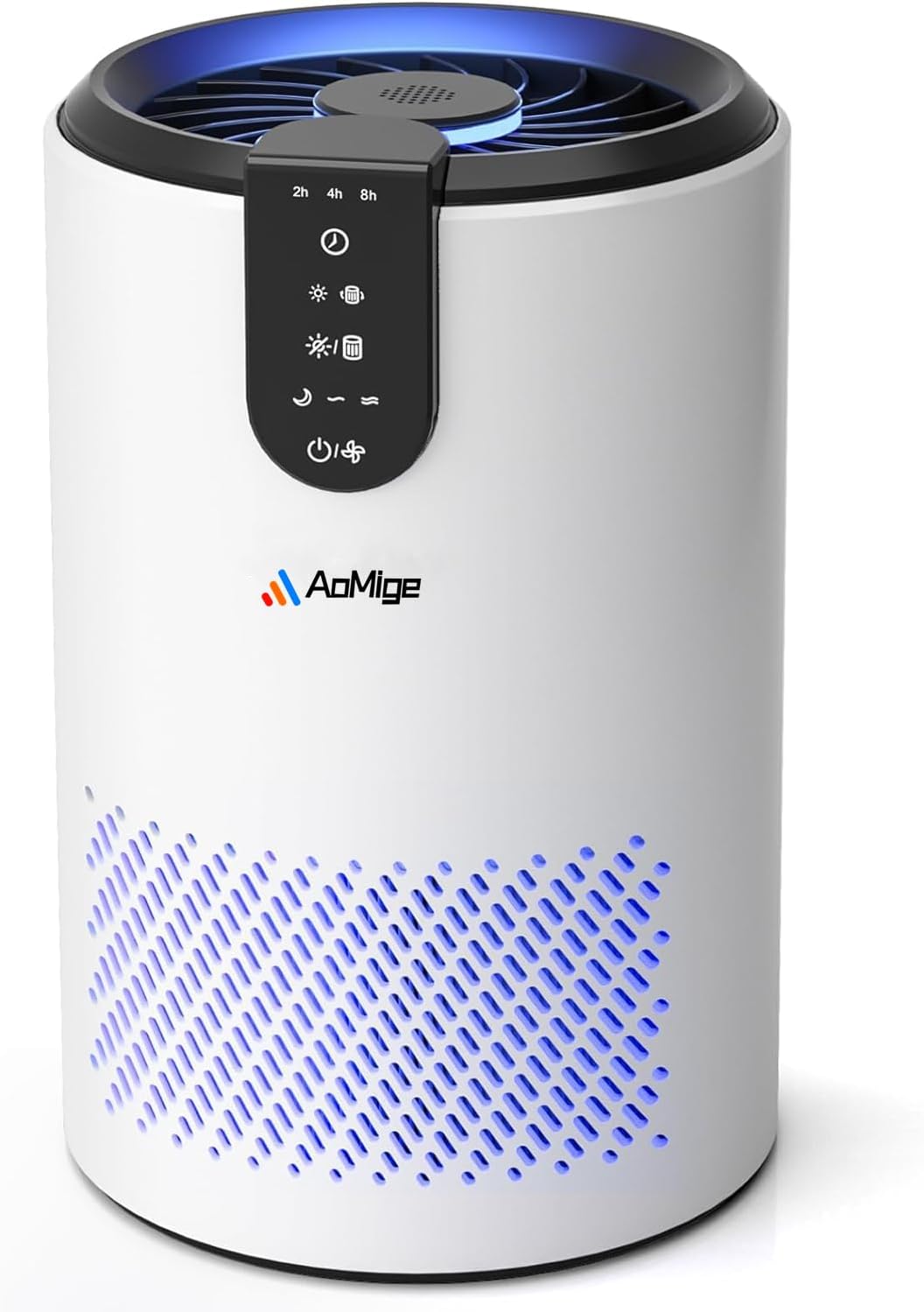 AoMige® Air Purifier for Home Up to 538 Ft²/h, HEPA Air Cleaner 3-in-1 Filter for Pollen, Smoke, Dust, Portable Purifier with Sleep Mode, Timer For Bedroom Office Kitchen (White) 1 AoMige® Air Purifier for Home Up to 538 Ft²/h, HEPA Air Cleaner 3-in-1 Filter for Pollen, Smoke, Dust, Portable Purifier with Sleep Mode, Timer For Bedroom Office Kitchen (White)