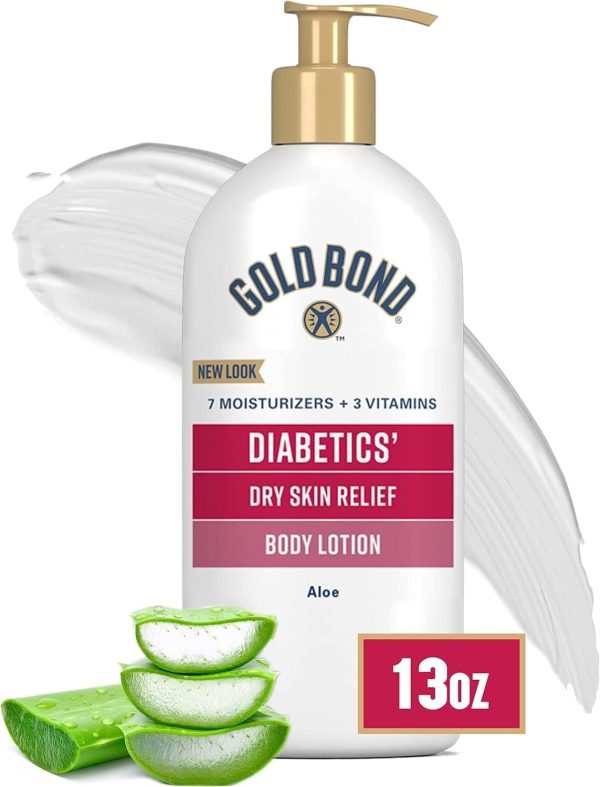 ⁦Gold Bond Ultimate Diabetic Skin Relief Lotion, Fragrance Free 13 oz by⁩ - الصورة ⁦6⁩