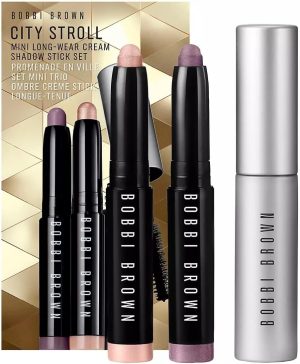 Bobbi Brown - City Stroll Mini Long Lasting Cream Shadow Stick Set - Rose Gold & Mauve with Smoky Eye Mask