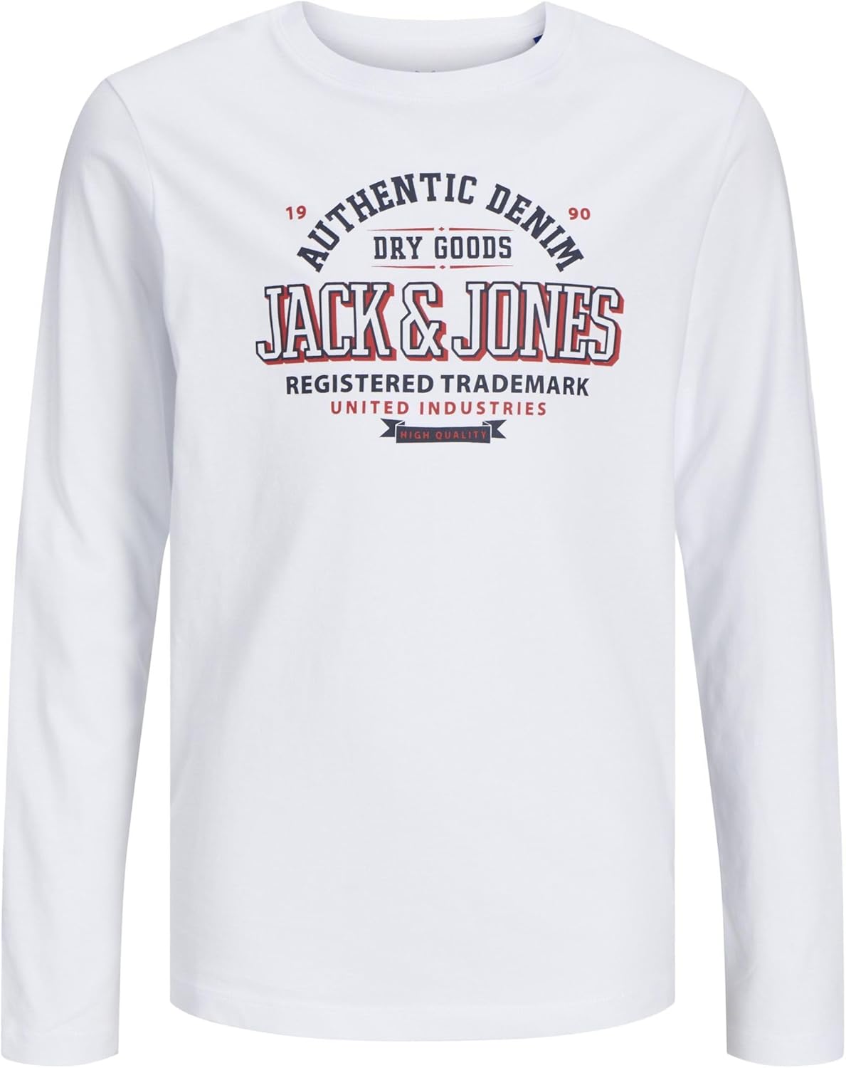 JACK & JONES Boys LOGO TEE LS O-NECK 2 COL JNR T-Shirt 1 JACK & JONES Boys LOGO TEE LS O-NECK 2 COL JNR T-Shirt