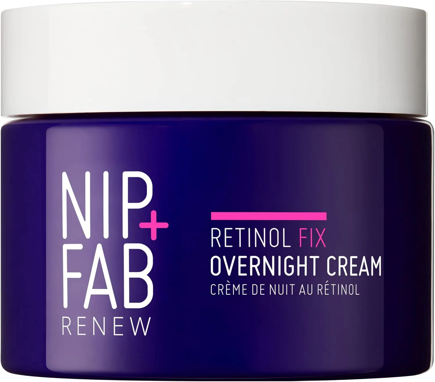 Nip+Fab Retinol Fix 3% Overnight Cream | Advanced Youth-Boosting Formula for Renewed Skin and Fine Line Reduction | Encapsulated Pure Retinol | Anti-Ageing, Regeneration | Sebum Regulation