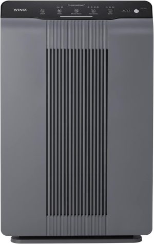 Winix 5300-2 Air Purifier for Allergy Sufferers with H13 HEPA Air Filter for Allergies, Dust, Pollen, Pet Hair, Air Quality Feedback and Car Mode, Air Purifier CADR 390 m³/h for 99 ㎡