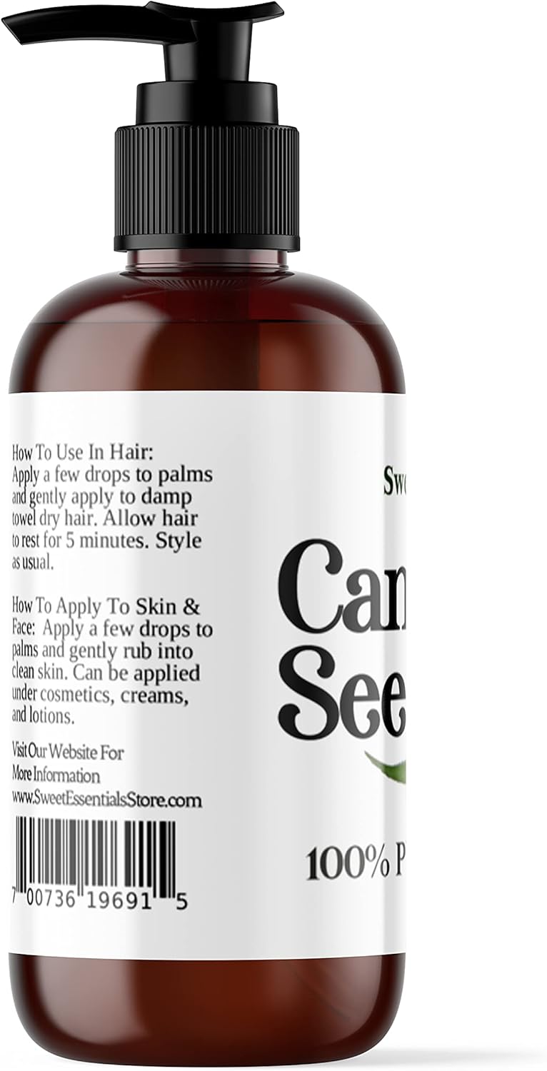 Sweet Essentials Organic Camellia Seed Oil | Imported From Japan | 8oz Bottle | 100% Pure | 100% Organic | For Hair & Skin Use | Japanese Beauty Oil | Camellia Oleifera 2 Sweet Essentials Organic Camellia Seed Oil | Imported From Japan | 8oz Bottle | 100% Pure | 100% Organic | For Hair & Skin Use | Japanese Beauty Oil | Camellia Oleifera - الصورة 2
