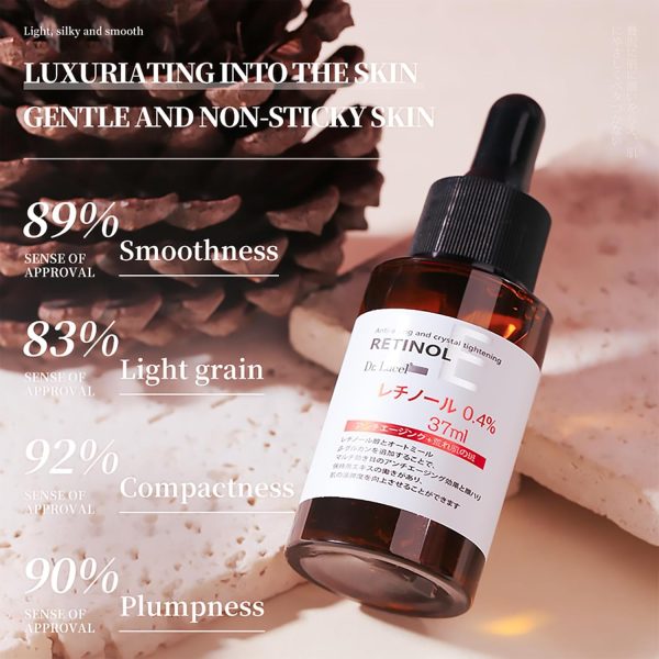 ⁦Dr. Lucel 0.4% Retinol Anti-Aging Face Serum 37ml / with Oat β-Glucan, Reduces Wrinkles, Boosts Collagen, Soothes and Nourishes skin, Enhances Overall Complexion, Renew and Rejuvenate Skin⁩ - الصورة ⁦4⁩