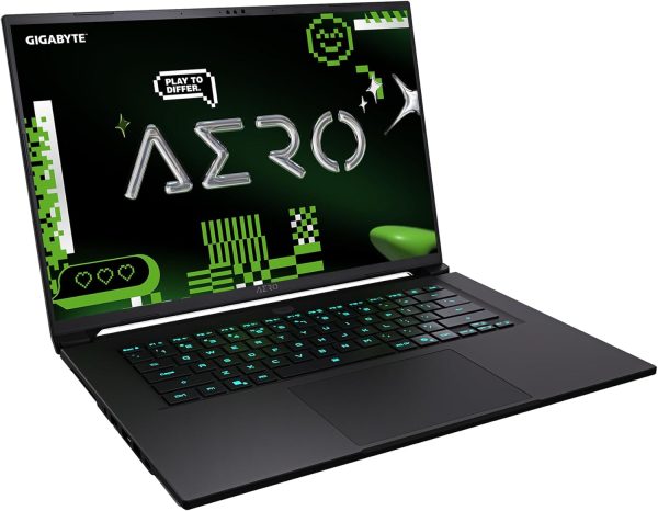 ⁦GIGABYTE - AERO X16-165Hz 2560x1600 WQXGA - NVIDIA GeForce RTX 5050 - AMD Ryzen AI 7 350-1TB SSD with 16GB DDR5 RAM - Windows 11 Home AERO X16 1TH93USC94AH⁩ - الصورة ⁦10⁩