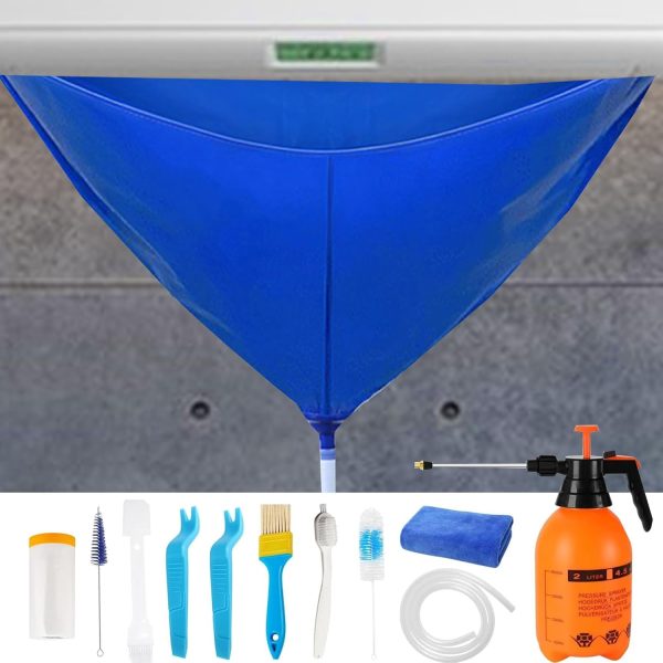 ⁦Mini Split Cleanings Kit | 1 Set Split Ac Unit Cleanings Bag | Air Conditioning System Tools, Wall Mounted Dust Washing Protector for Household⁩ - الصورة ⁦9⁩
